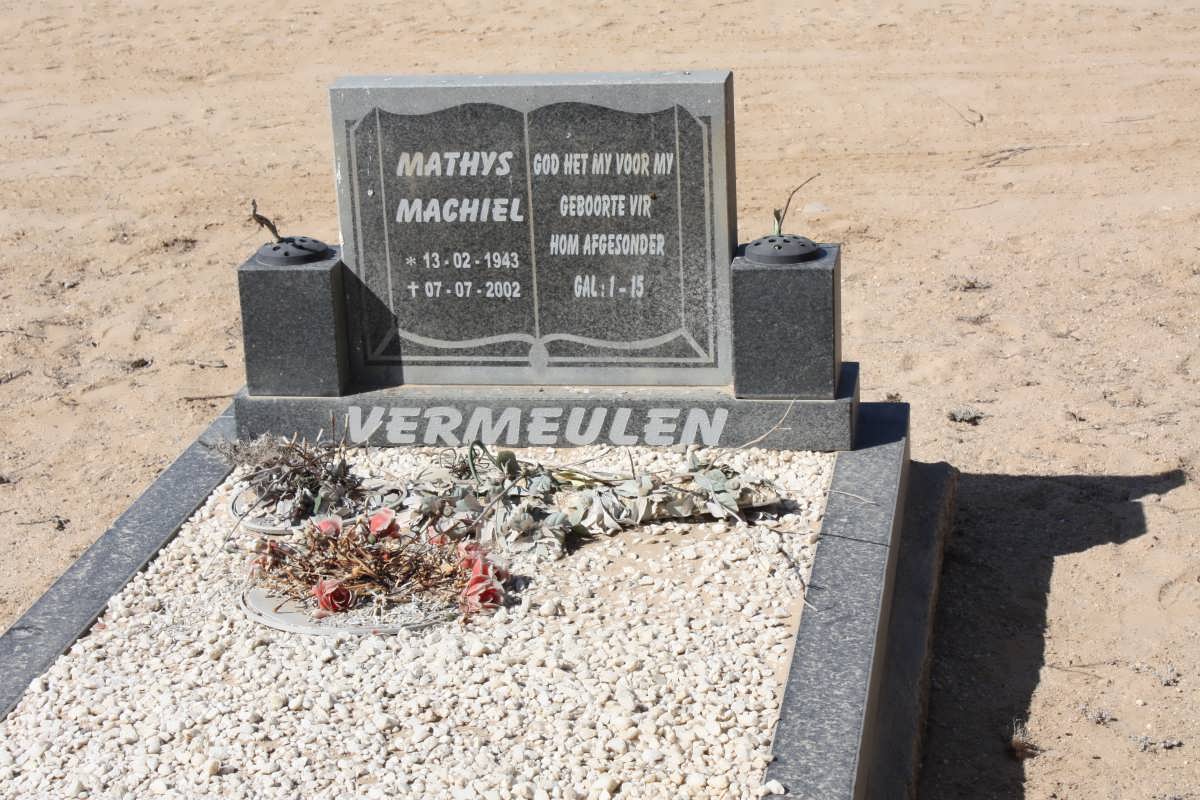 VERMEULEN Mathys Machiel 1943-2002