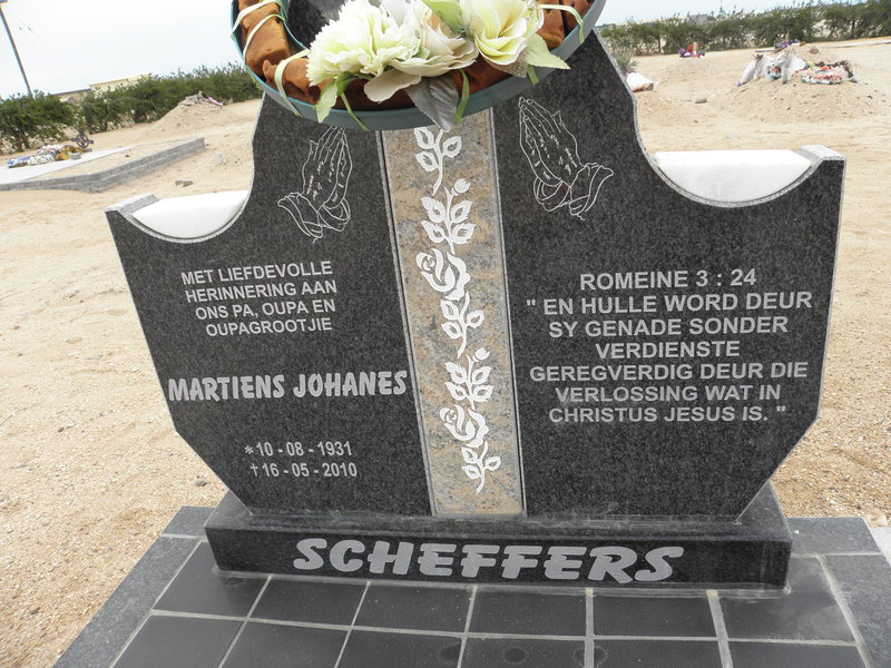 SCHEFFERS Martiens Johanes 1931-2010