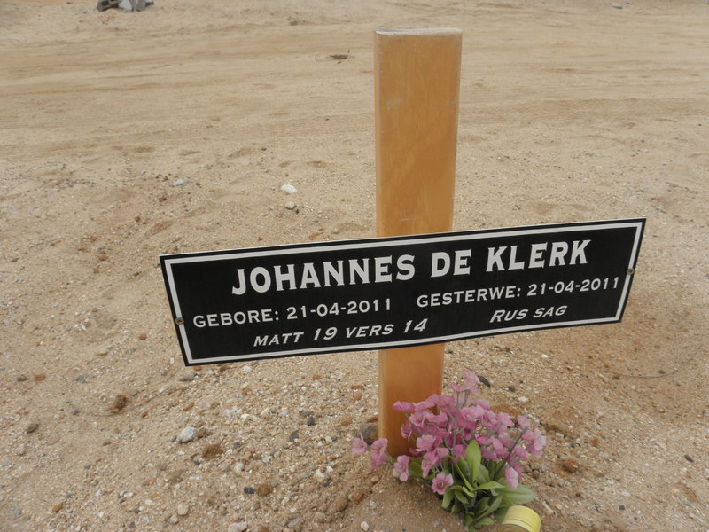 KLERK Johannes, de 2011-2011