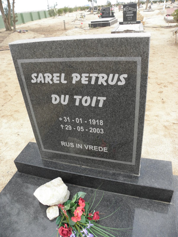 TOIT Sarel Petrus, du 1918-2003