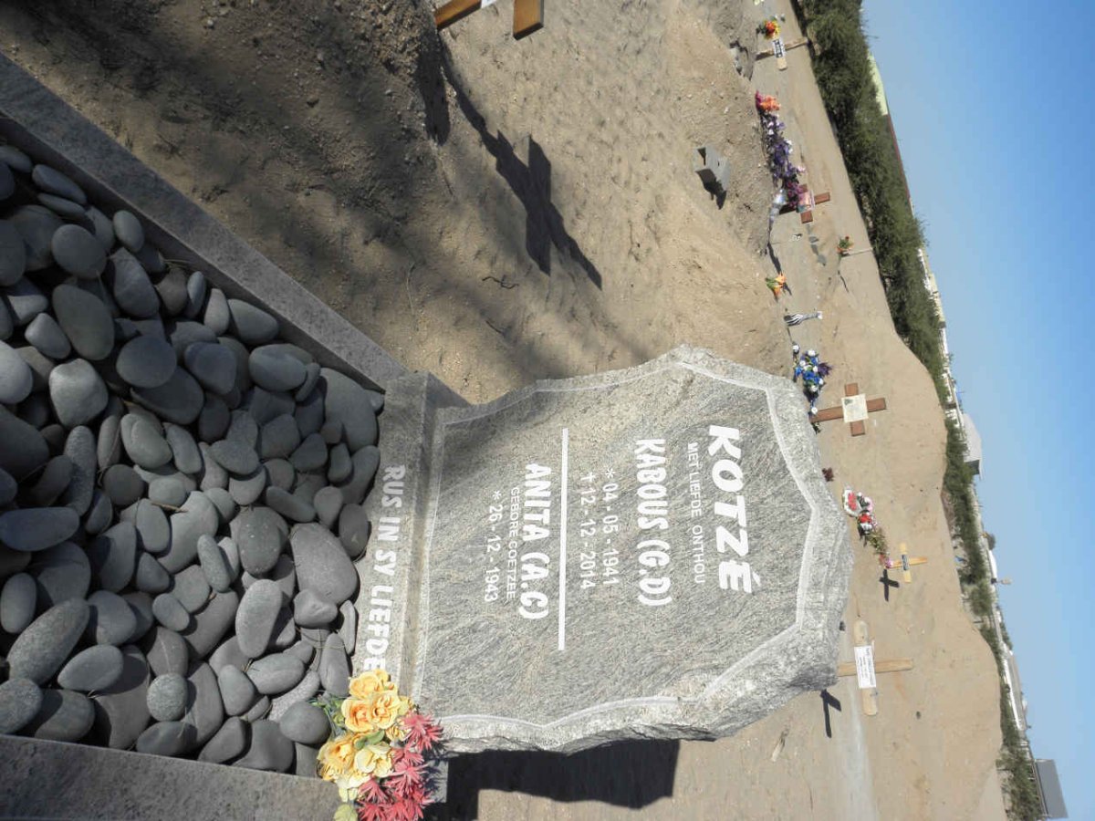KOTZE G.D. 1941-2014 &amp; A.C. COETZEE 1943-