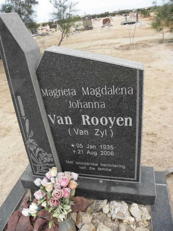 ROOYEN Magrieta Magdalena Johanna, van nee VAN ZYL 1935-2006
