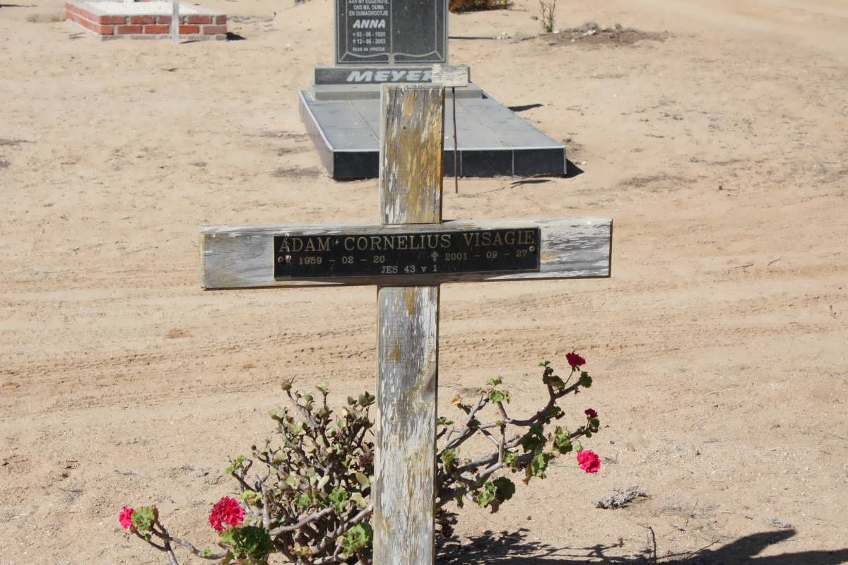VISAGIE Adam Cornelius 1959-2001