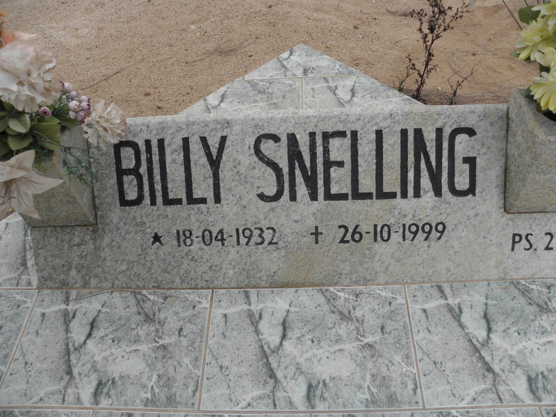 SNELLING Billy 1932-1999