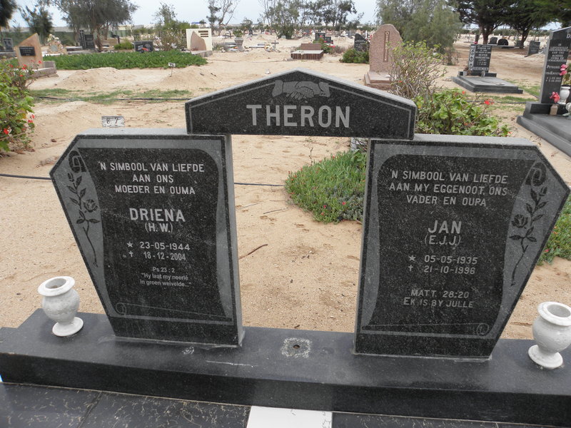 THERON E.J.J. 1935-1996 &amp; H.W. 1944-2004