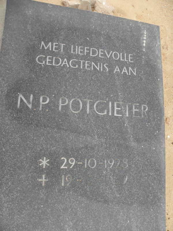 POTGIETER N.P. 1928-1989