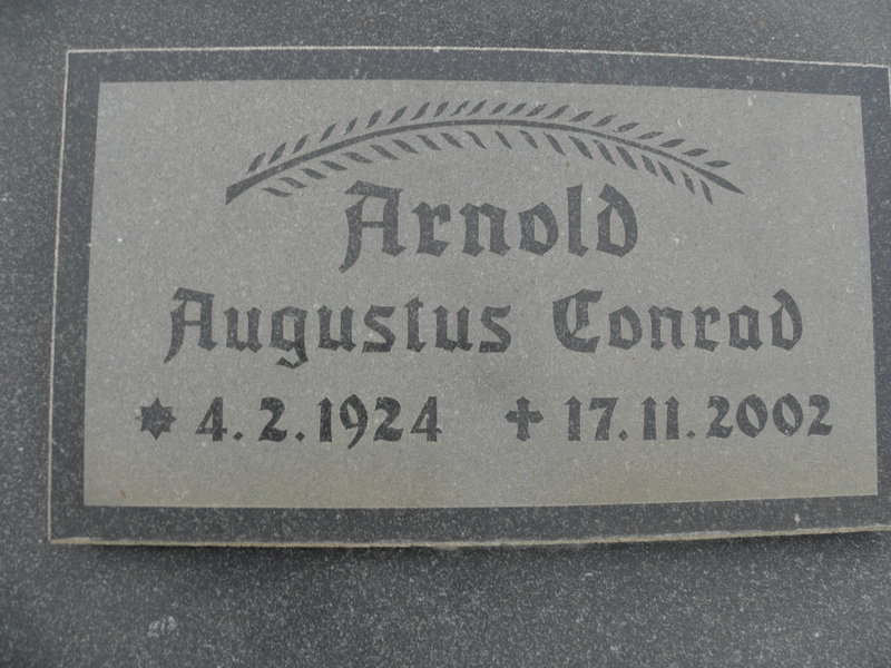 ARNOLD Augustus Conrad 1924-2002