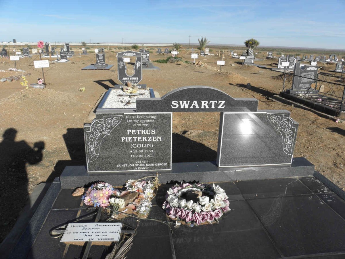 SWARTZ Petrus Pieterzen 1953-2011
