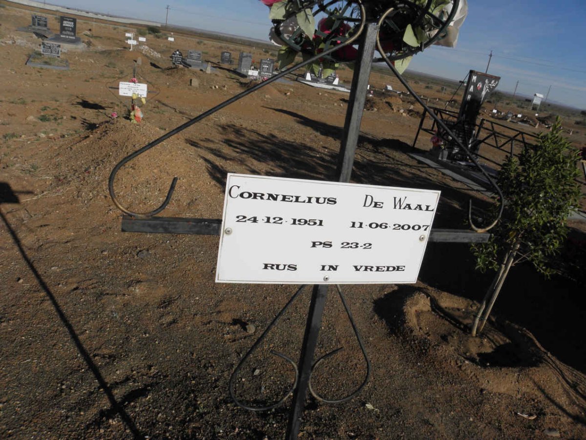 WAAL Cornelius, de 1951-2007