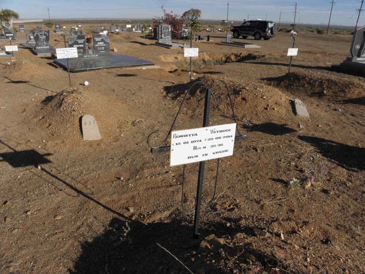 WITBOOI Roswita 1974-2014