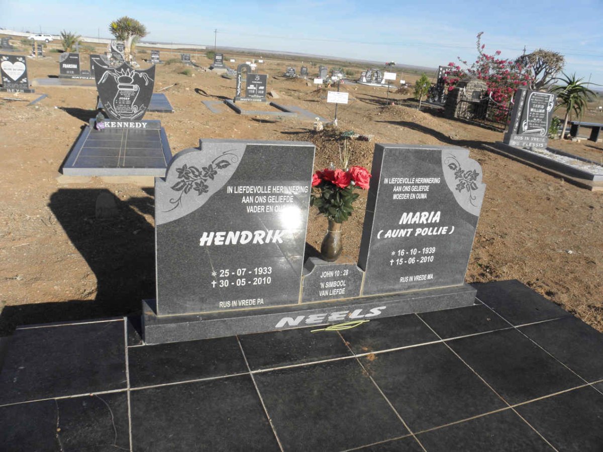 NEELS Hendrik 1933-2010 &amp; Maria 1939-2010