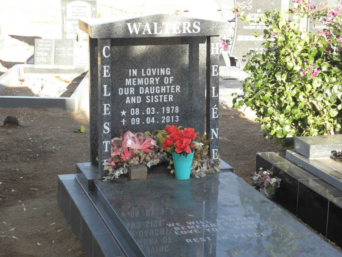 WALTERS Robert Francis 1928-2011 &amp; Anna Magrieta 1928-1989 :: WALTERS Celeste Helene 1978-2013