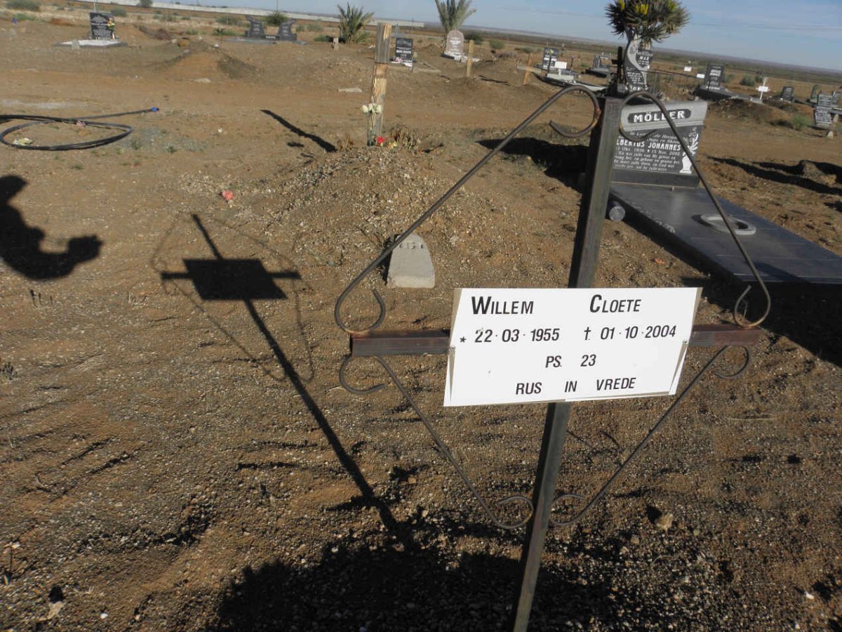 CLOETE Willem 1955-2004