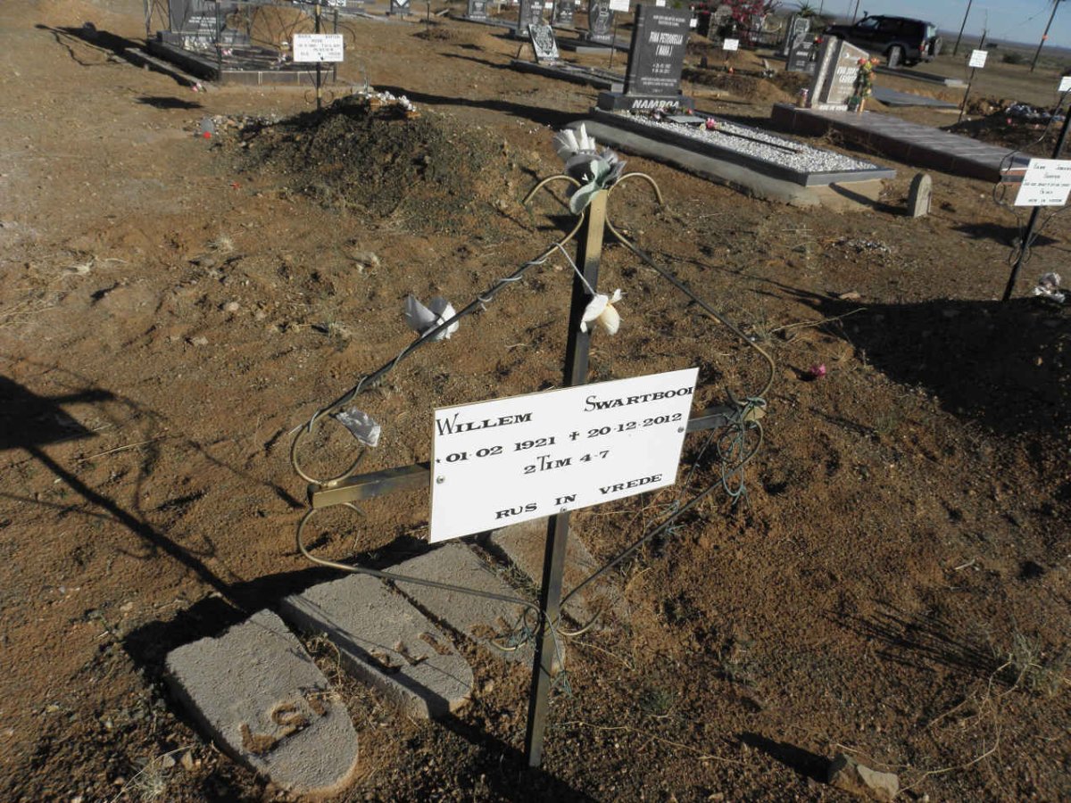 SWARTBOOI Willem 1921-2012