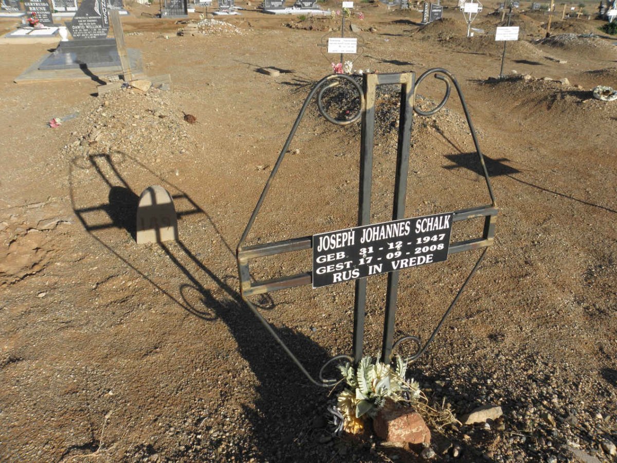 SCHALK Joseph Johannes 1947-2008