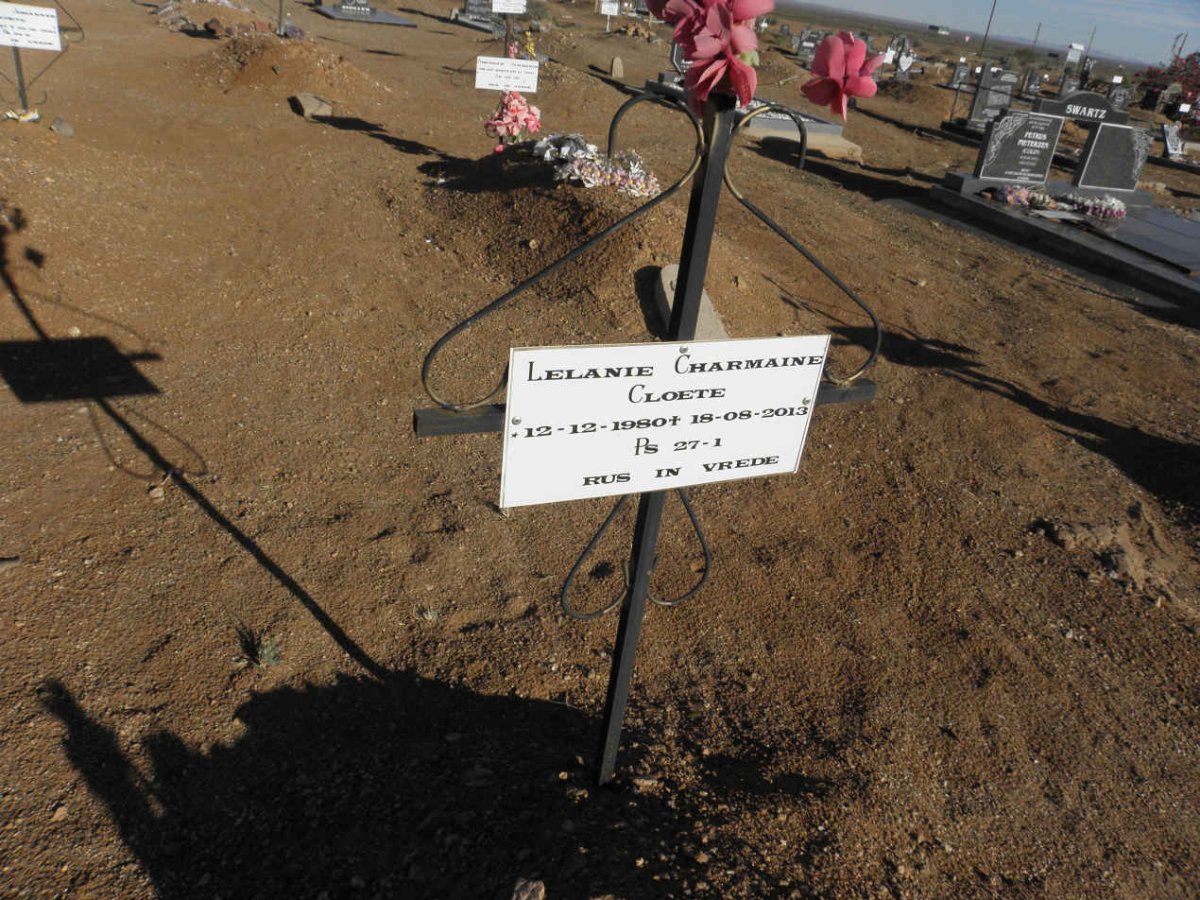 CLOETE Lelanie Charmaine 1980-2013