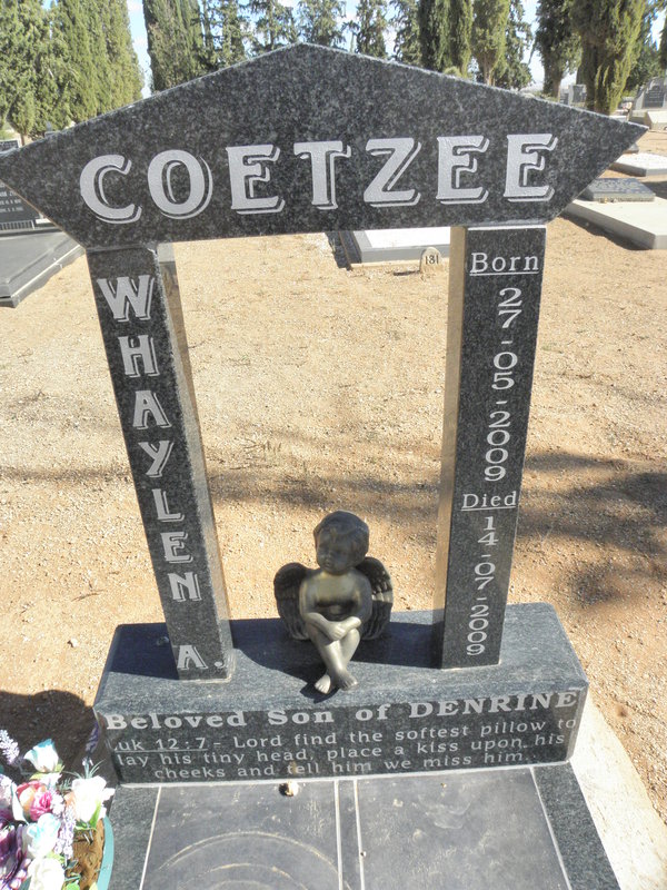 COETZEE Whaylen A. 2009-2009