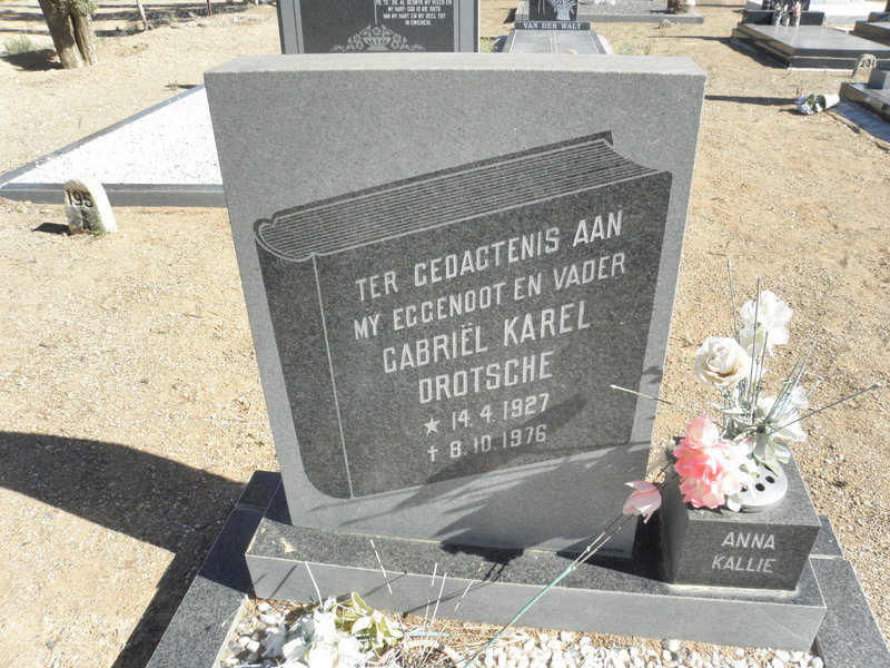 DROTSCHE Gabriël Karel 1927-1976