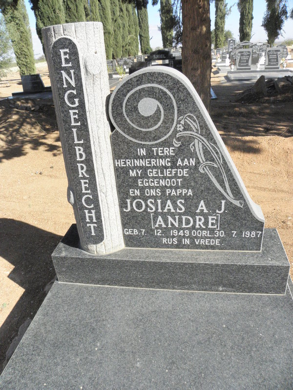 ENGELBRECHT Josisa A.J. 1949-1987