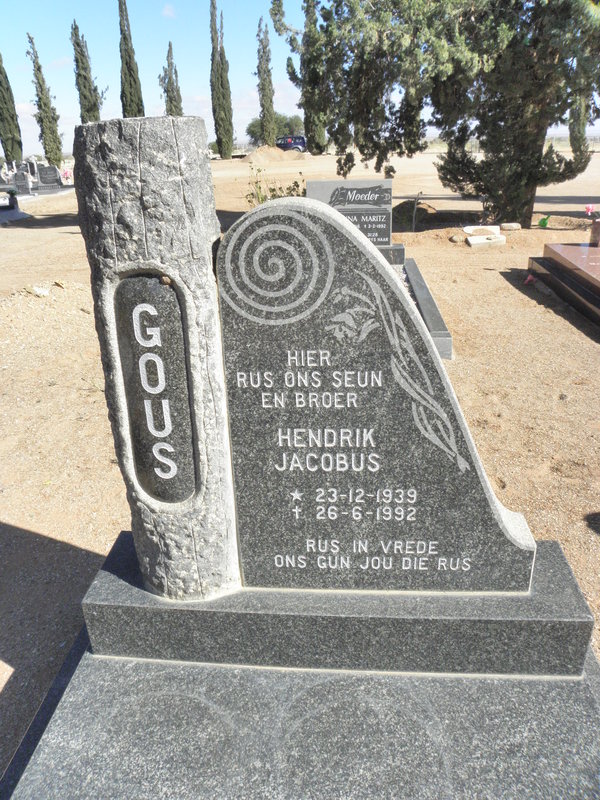 GOUS Hendrik Jacobus 1939-1992