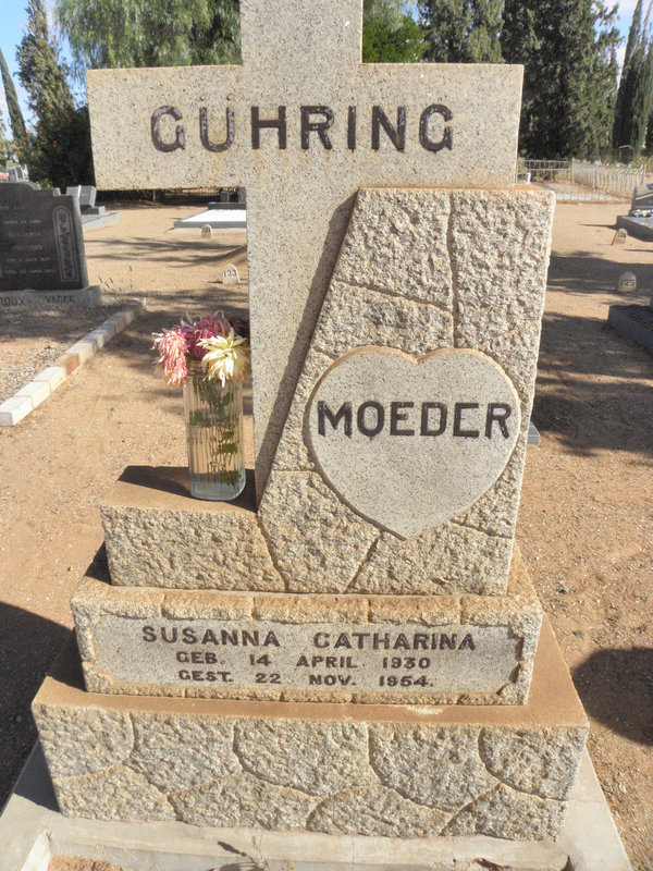 GÜHRING Susanna Catharina 1930-1954