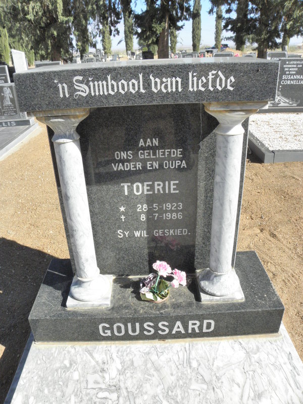 GOUSSARD Toerie 1923-1986