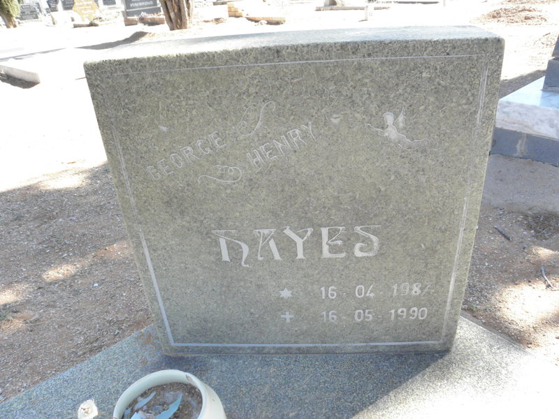 HAYES George Henry 1987-1990