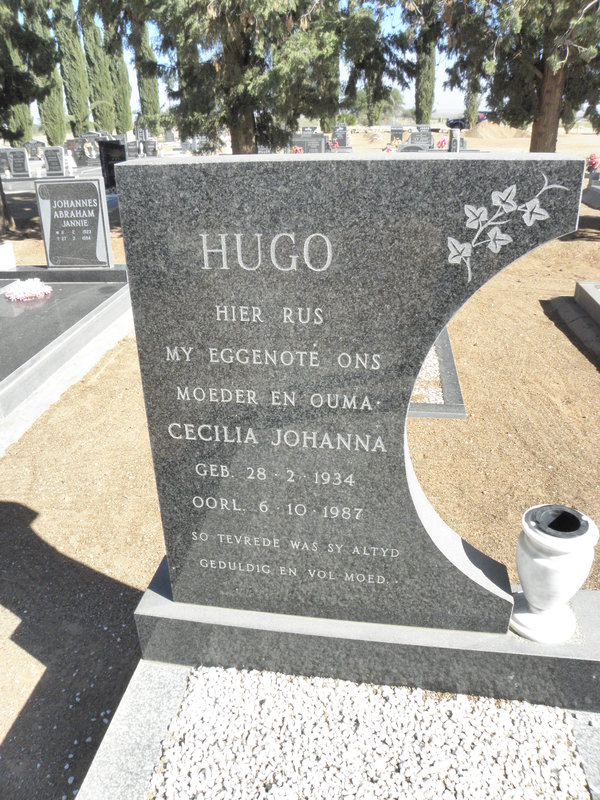 HUGO Cecilia Johanna 1934-1987