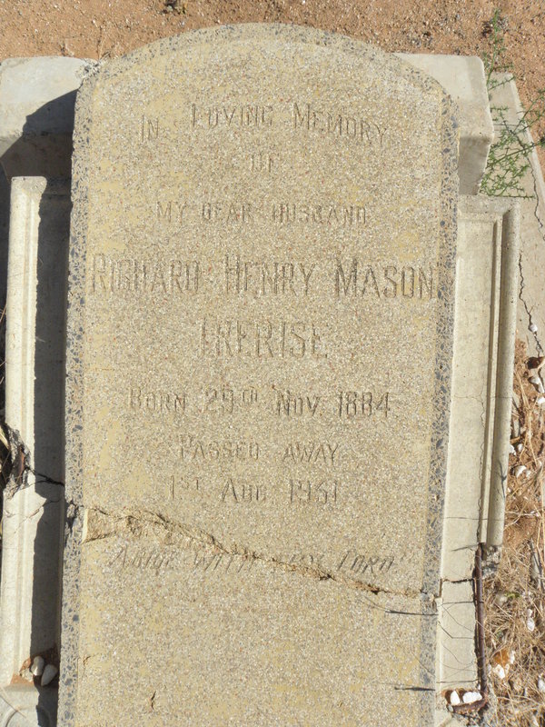 IRERISE Richard Henry Mason 1884-1951