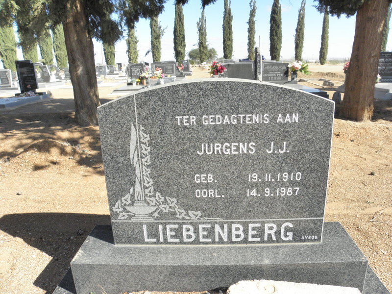 LIEBENBERG Jurgens J.J. 1910-1987