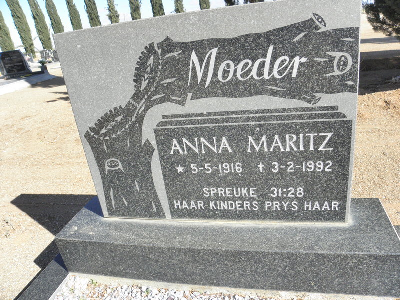 MARITZ Anna 1916-1992