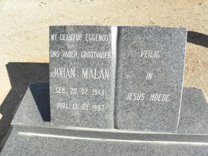 MALAN Johan 1943-1997