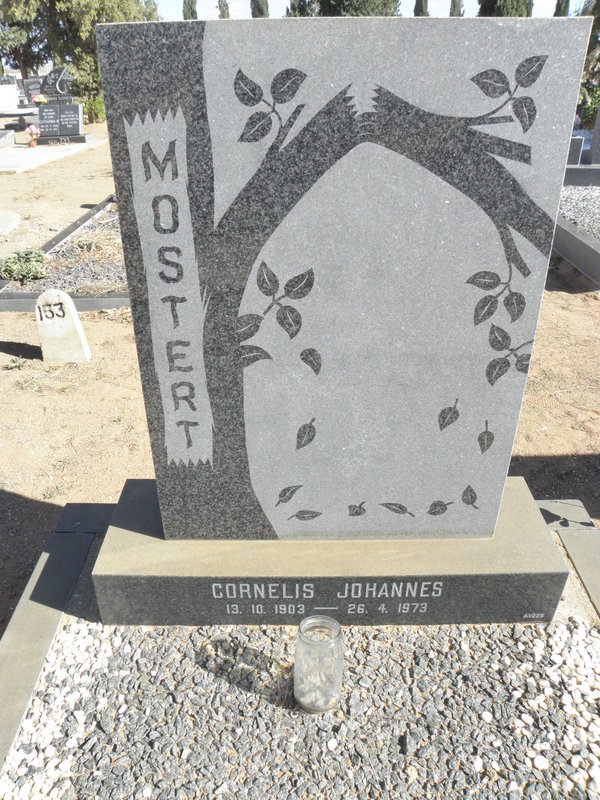 MOSTERT Cornelius Johannes 1903-1973