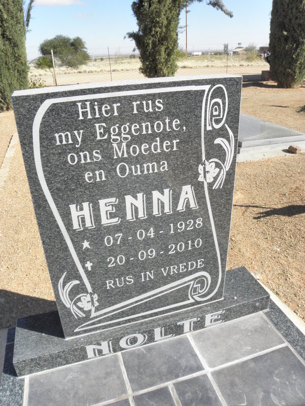 NOLTE Henna 1928-2010