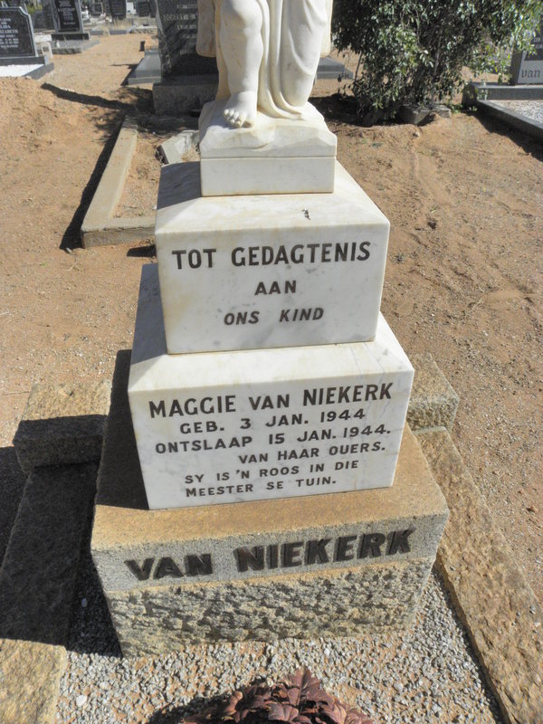 NIEKERK Maggie, van 1944-1944