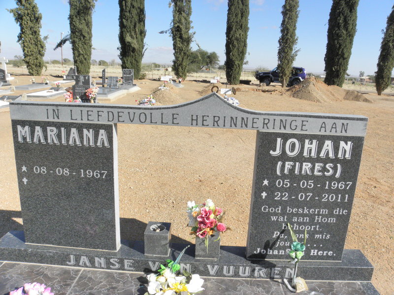 VUUREN Johan, Janse van 1967-2011 &amp; Mariana 1967-