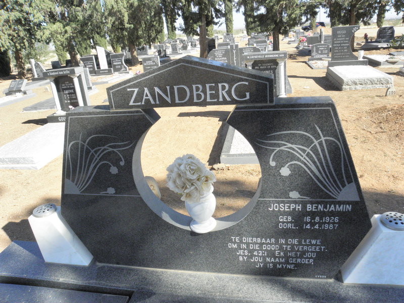 ZANDBERG Joseph Benjamin 1926-1987