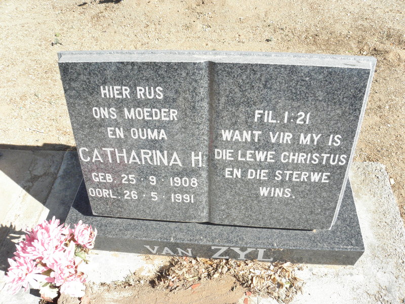 ZYL Catharina H., van 1908-1991