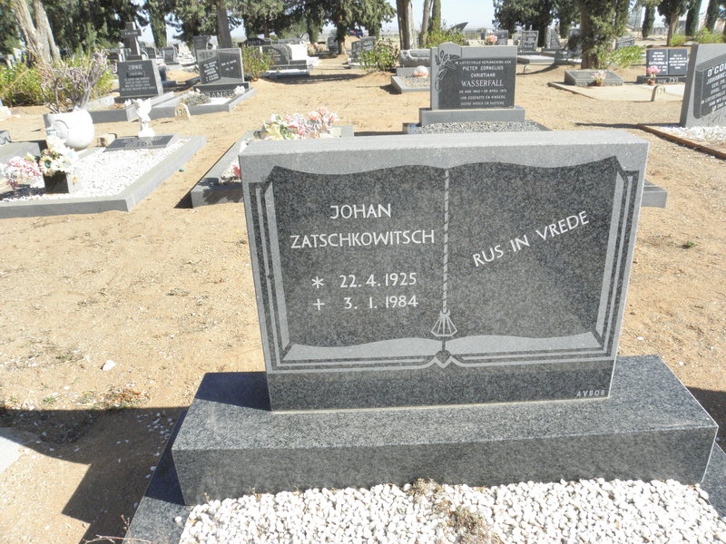 ZATSCHKOWITSCH Johan 1925-1984