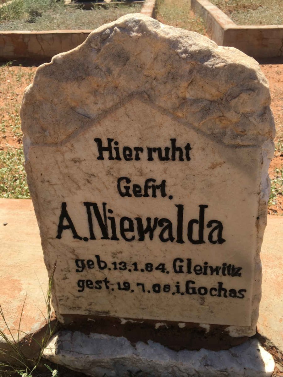 NIEWALDA A. 1884-190?