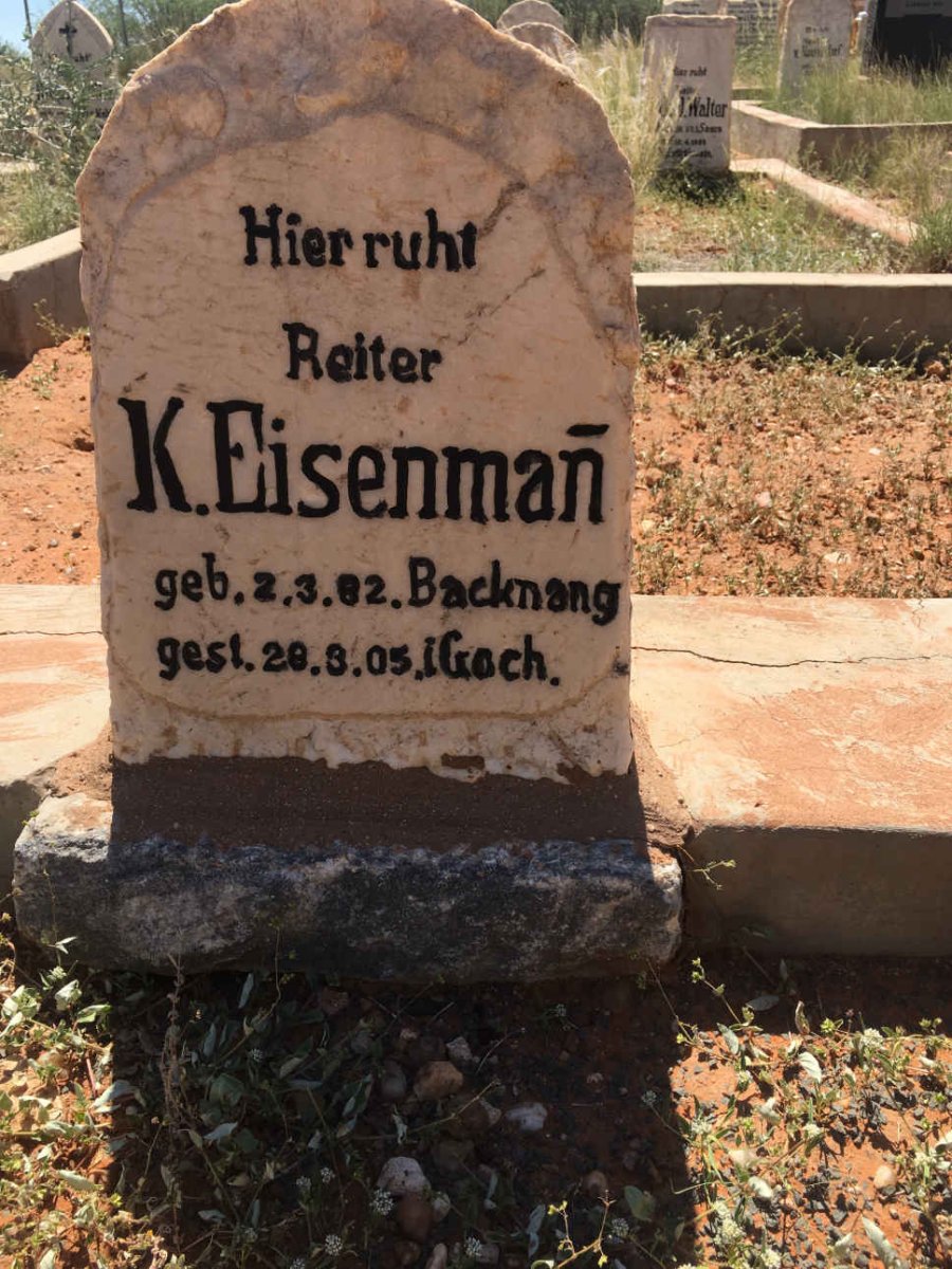 EISENMAÑ K. 1882-1905