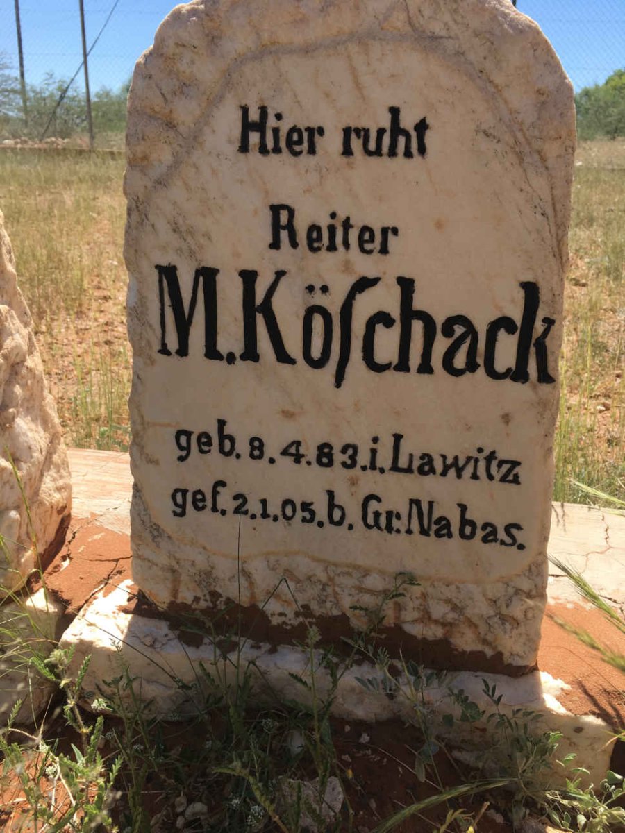 KÖSCHACK M. 1883-1905