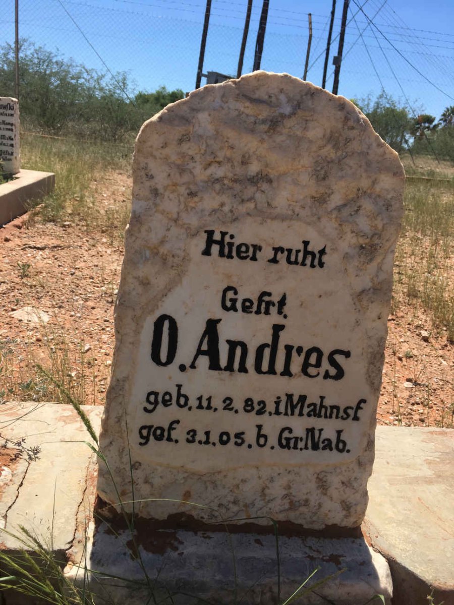ANDRES O. 1882-1905