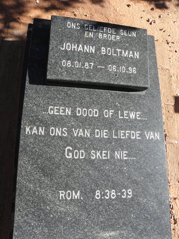 BOLTMAN Johann 1987-1996