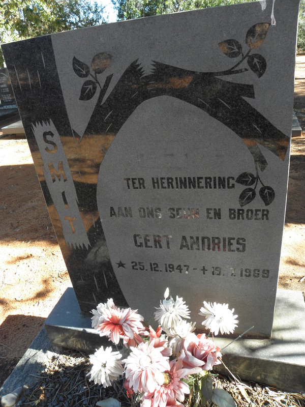 SMIT Gert Andries 1947-1969