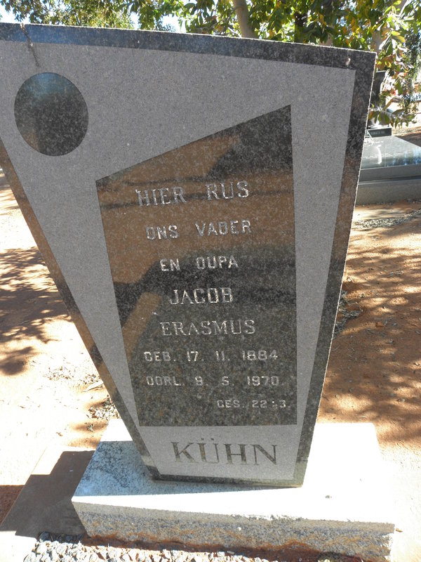 KUHN Jacob Erasmus 1884-1970