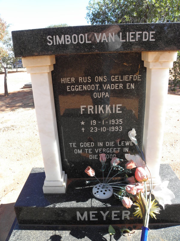 MEYER Frikkie 1925-1993