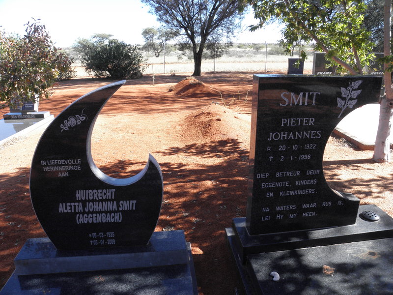 SMIT Pieter Johannes 1922-1996 &amp; Aletta Johanna AGGENBACH 1925-2009