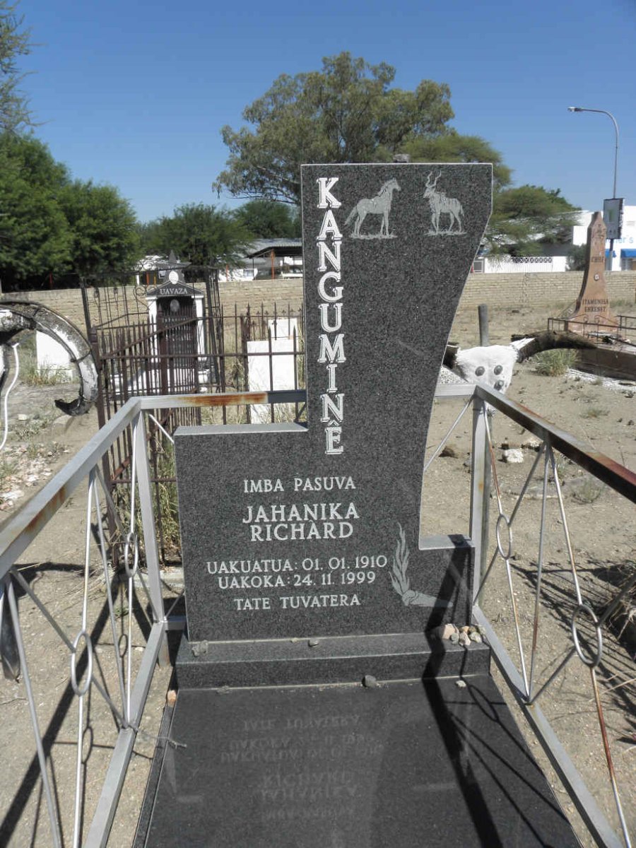 KANGUMINA Jahanika Richard 1910-1999