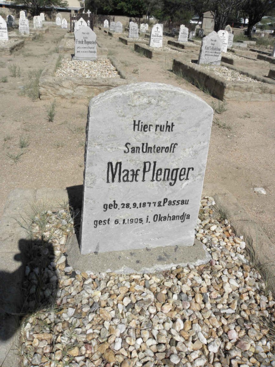 PLENGER Max 1877-1905